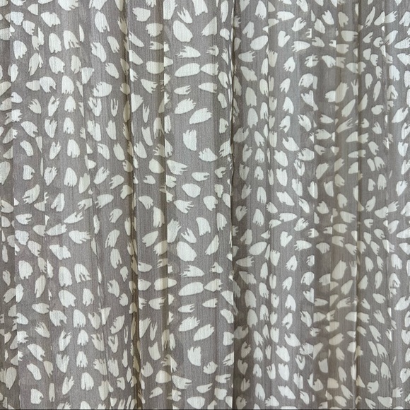 Fossil Solid Fold Dress Spaghetti Strap Fit-Flare Swing Women’s Small - Picture 6 of 16